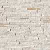 Msi Royal White Splitface Ledger Panel 6 In. X 24 In. Natural Quartzite Wall Tile, 6PK ZOR-PNL-0063